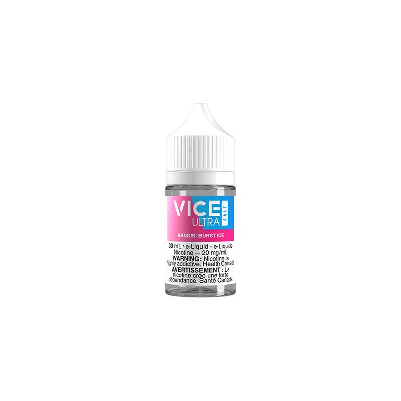 VICE Ultra Salt Nicotine Salt E-Liquid 30mL – Bangin' Burst Ice